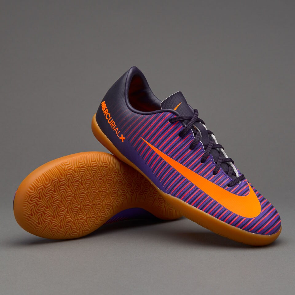 Nike Kids Mercurial Vapor XI IC - Kids Mens Boots - Indoor - Purple ...