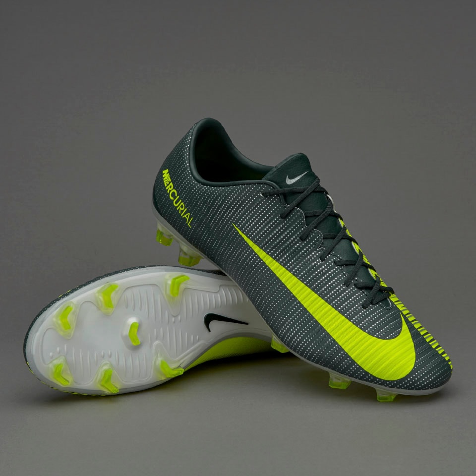 Mercurial Veloce III Ronaldo FG - Mens Soccer Cleats - Firm Ground - Seaweed/Volt/Hasta/White Pro:Direct Soccer