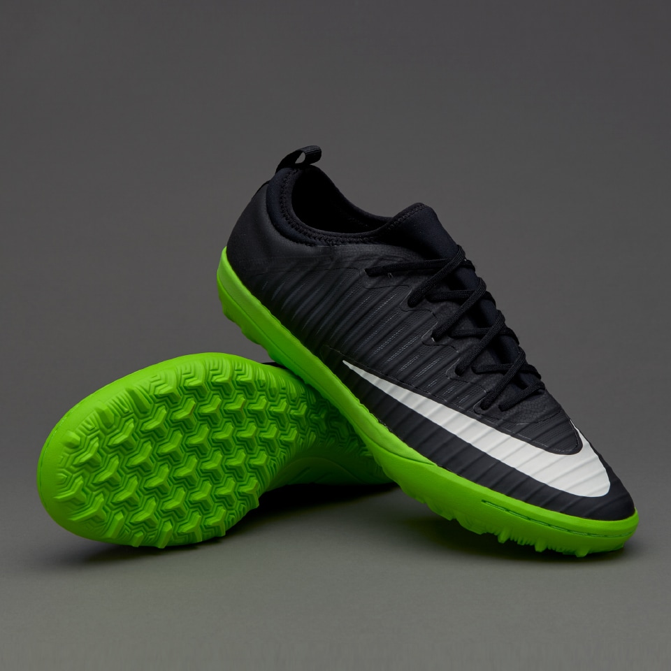 Adivinar guía Plata Nike MercurialX Finale II TF - Zapatillas de futbol- Negro/Blanco/Verde  eléctrico | Pro:Direct Soccer