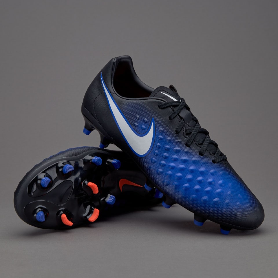 El camarero píldora kiwi Nike Magista Onda II FG - Botas de futbol-Negro/Blanco/Azul Paramount |  Pro:Direct Soccer