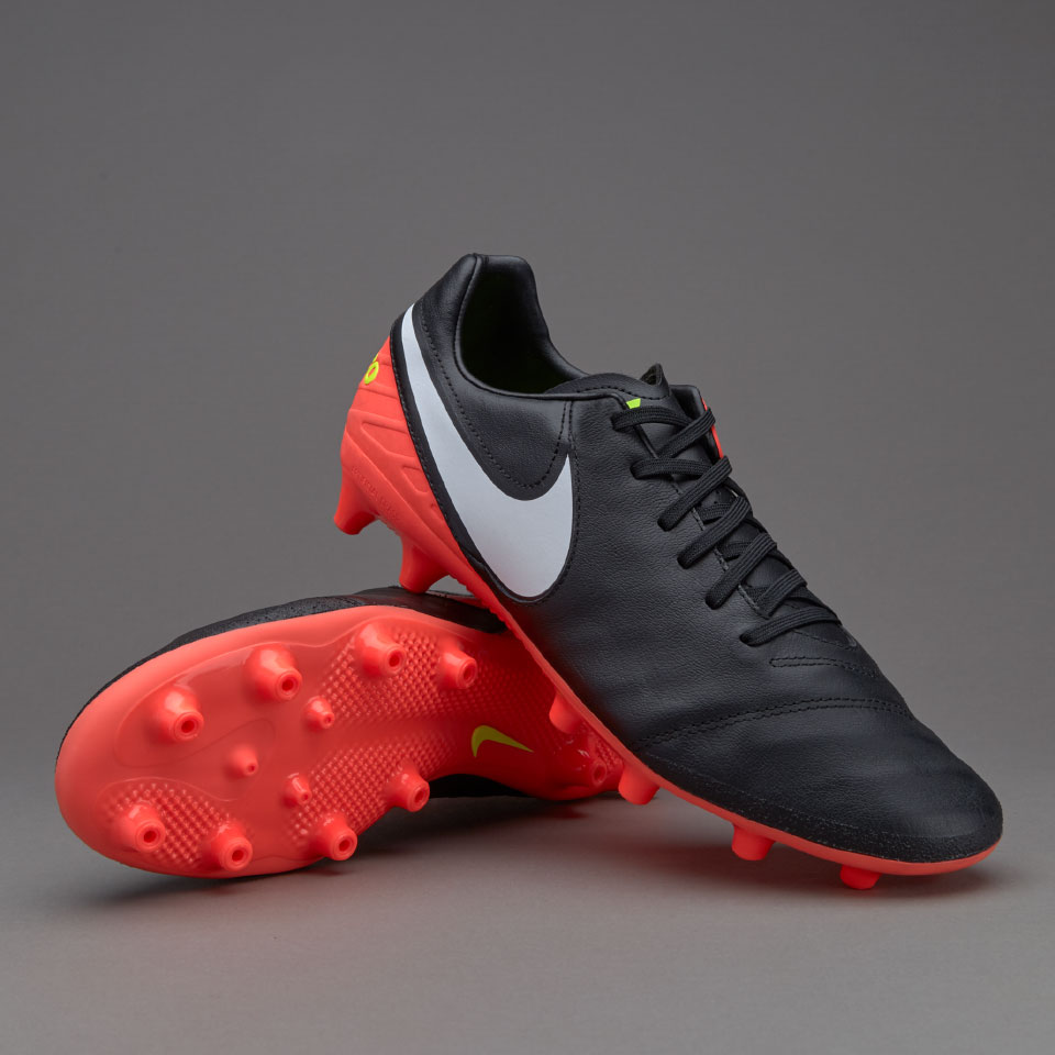 Nike Tiempo V AG-Pro - Botas de futbol-Negro/Blanco/Hyper | Pro:Direct Soccer