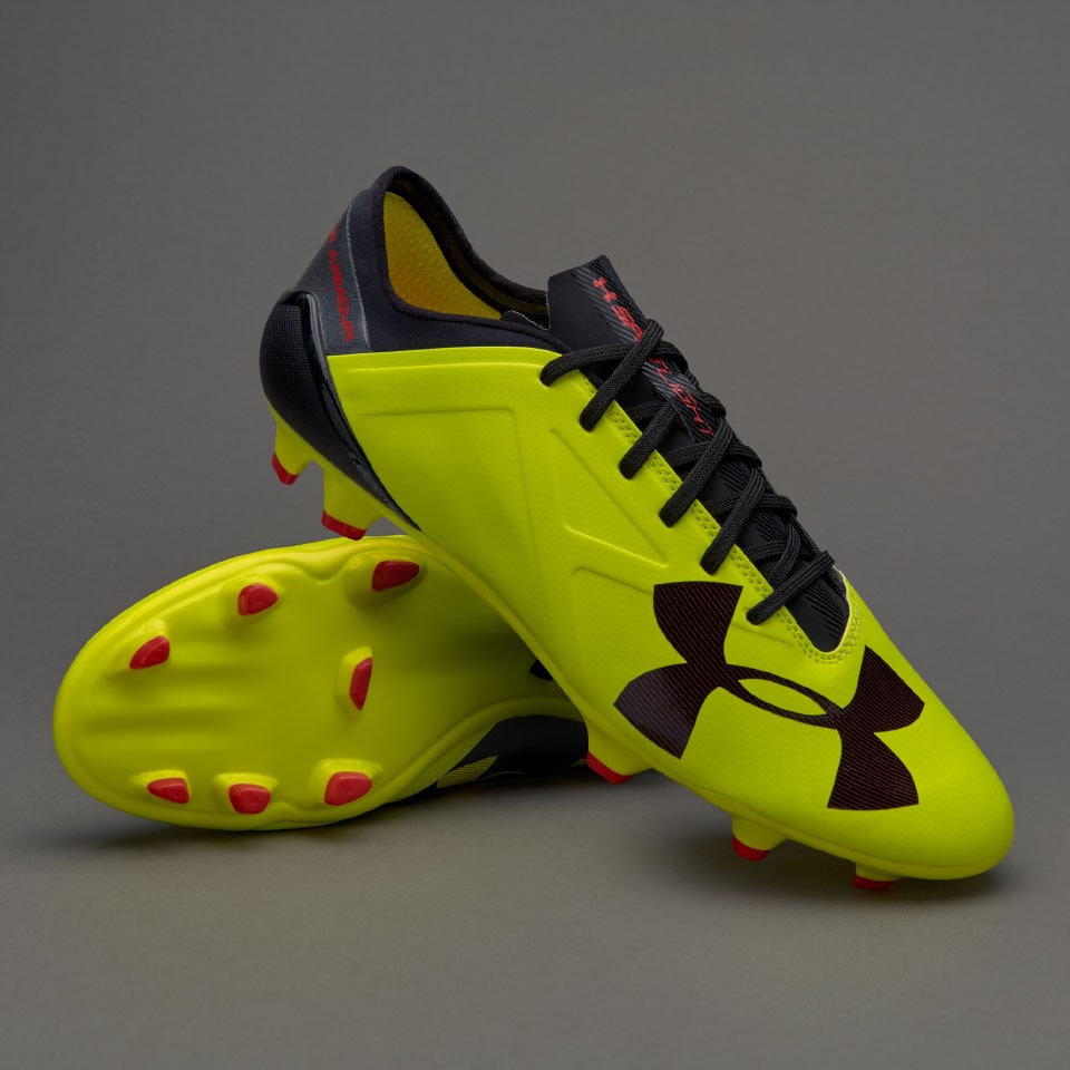 Under armour spotlight hot sale cleats yellow