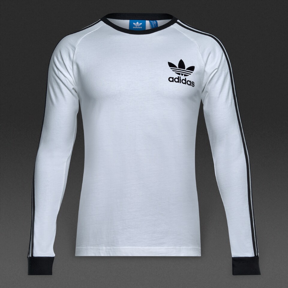 adidas BL LA JERSEY Long-Sleeve Men Black/White FM1558 - KICKS CREW