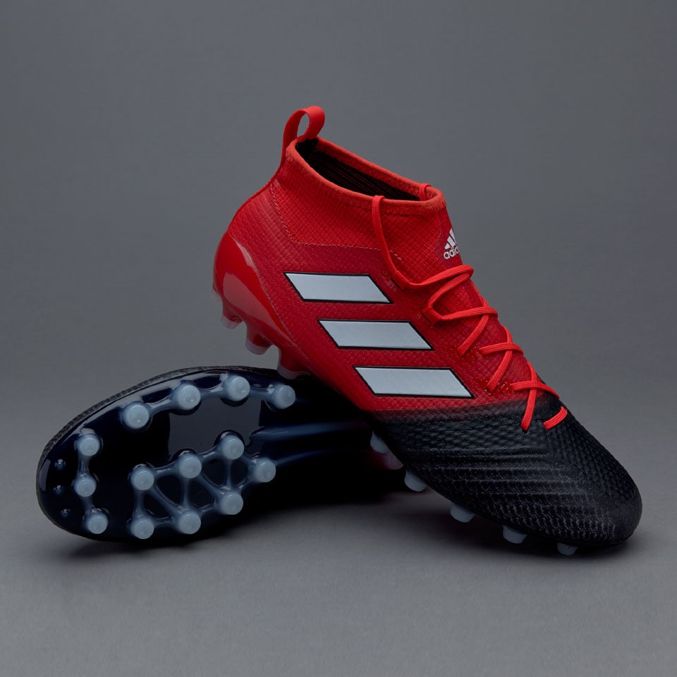 adidas ACE 17.1 Primeknit AG - Mens Boots - Artificial Grass - Red/White/Core | Pro:Direct