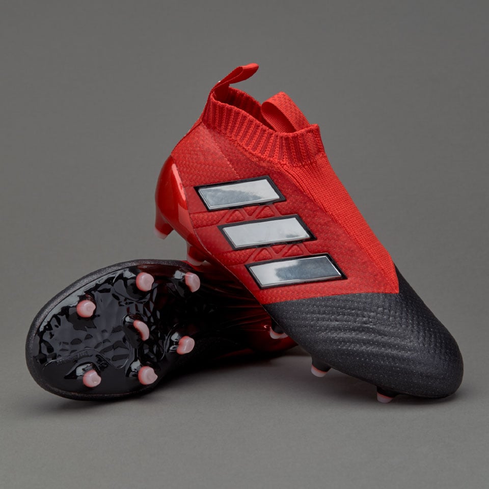 adidas ACE 17+ Purecontrol FG para Botas de futbol- Terrenos firmes- Rojo/Blanco/Negro | Pro:Direct Soccer