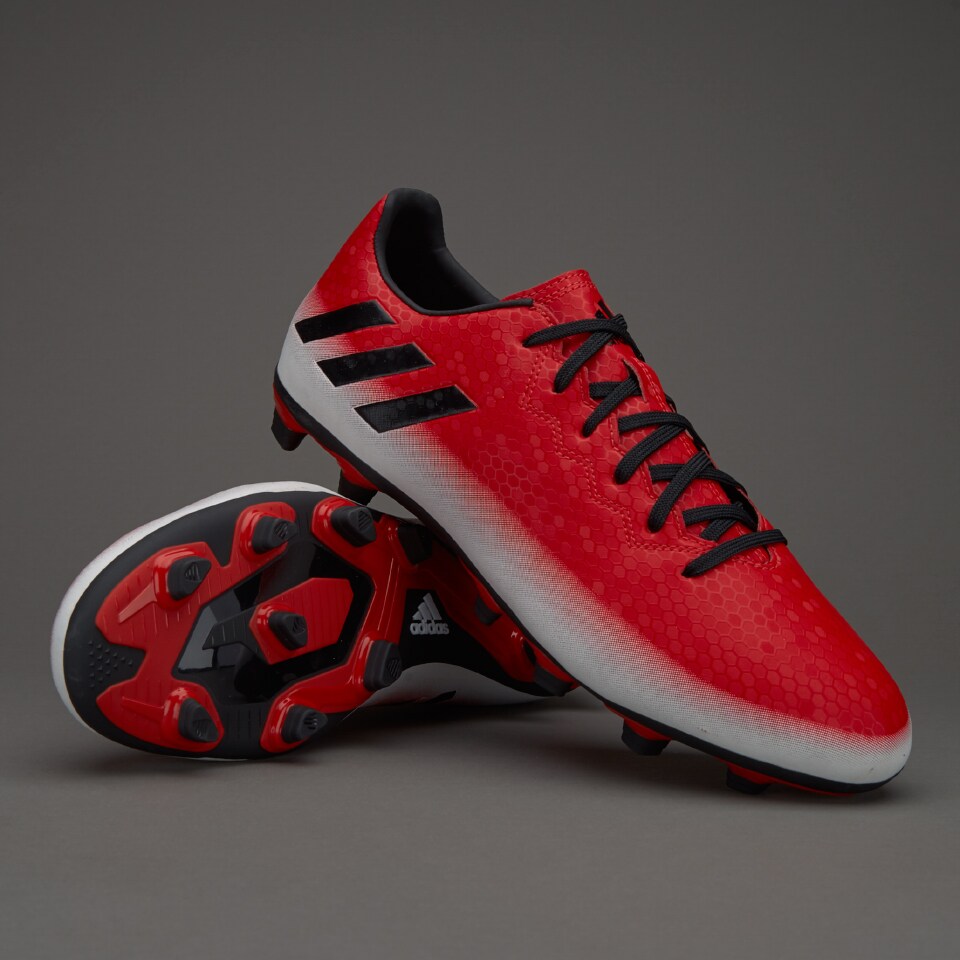adidas Messi 16.4 FG - Mens Boots - Firm Ground - Red/Core Black/White ...