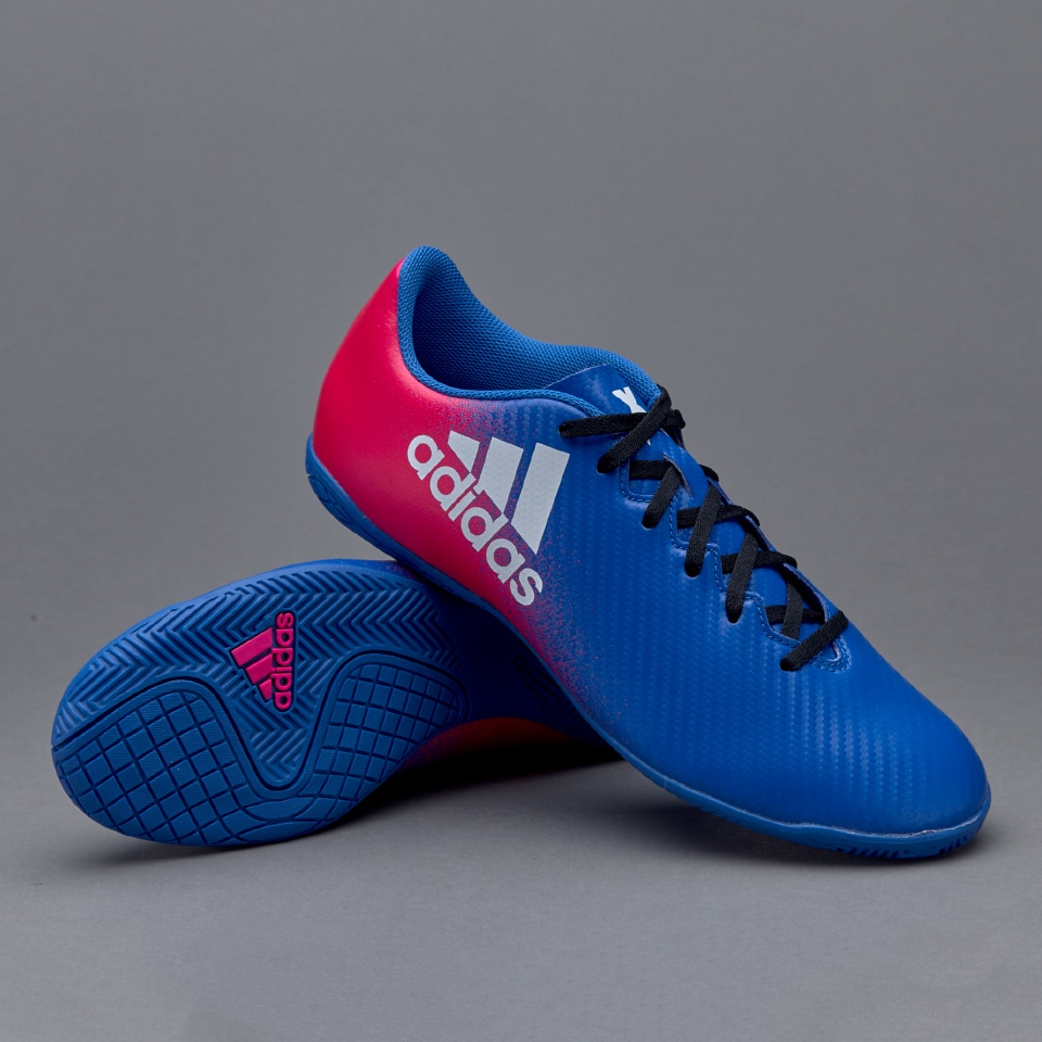 Críticamente con las manos en la masa Universal adidas X 16.4 IN - Zapatillas de futbol-Azul/Blanco/Rosa Shock | Pro:Direct  Soccer