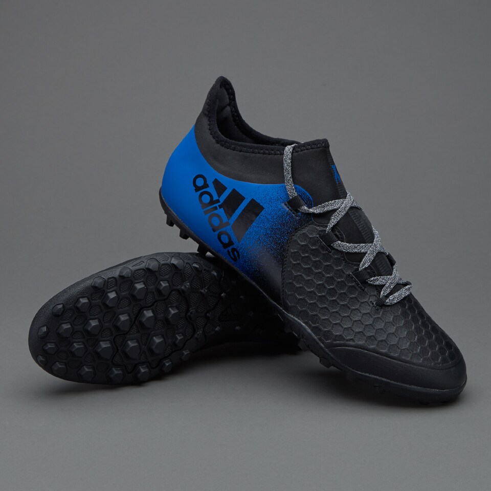 adidas Tango 16.2 TF Zapatillas de futbol-Negro/Azul/Blanco | Pro:Direct Soccer