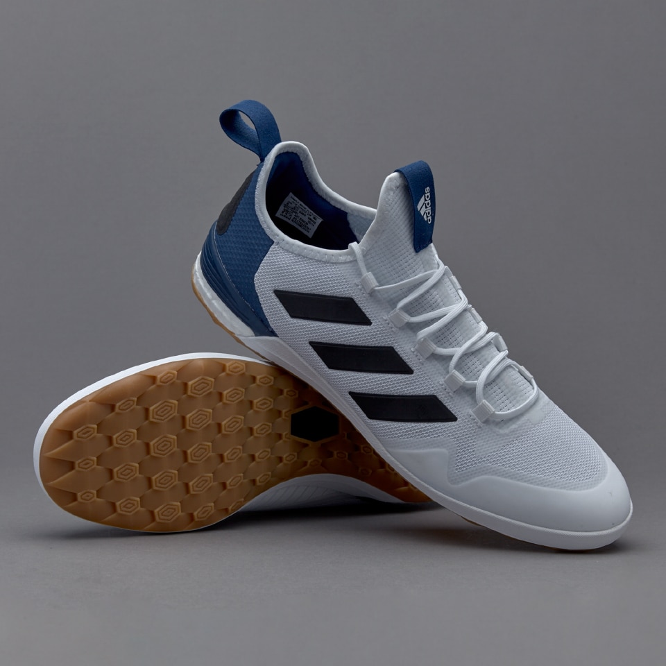 adidas ACE Tango IN - Zapatillas de futbol-Blanco/Negro/Azul misterio | Pro:Direct