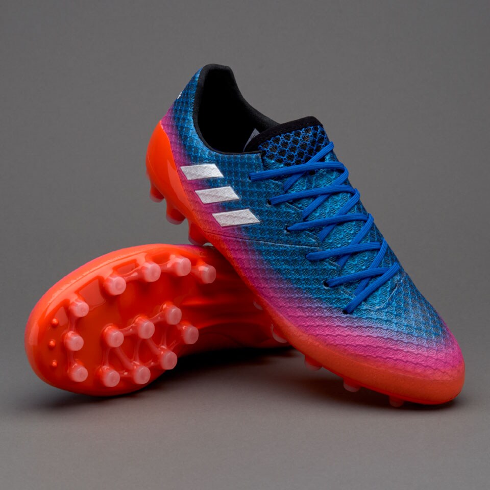 adidas Messi 16.1 AG - Mens Boots - Artificial Grass - Blue/White/Solar ...
