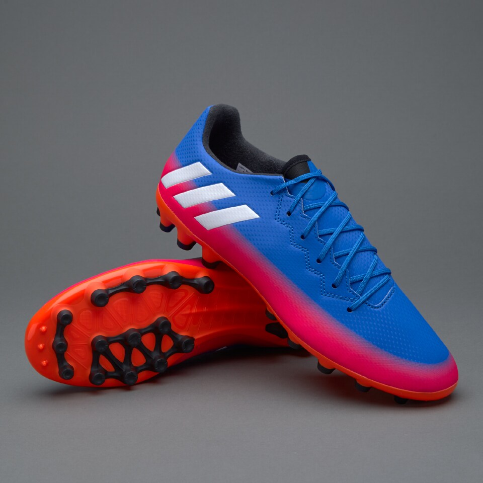 colección cocaína enviar adidas Messi 16.3 AG - Botas de futbol-Cesped  artificial-Azul/Blanco/Naranja solar | Pro:Direct Soccer