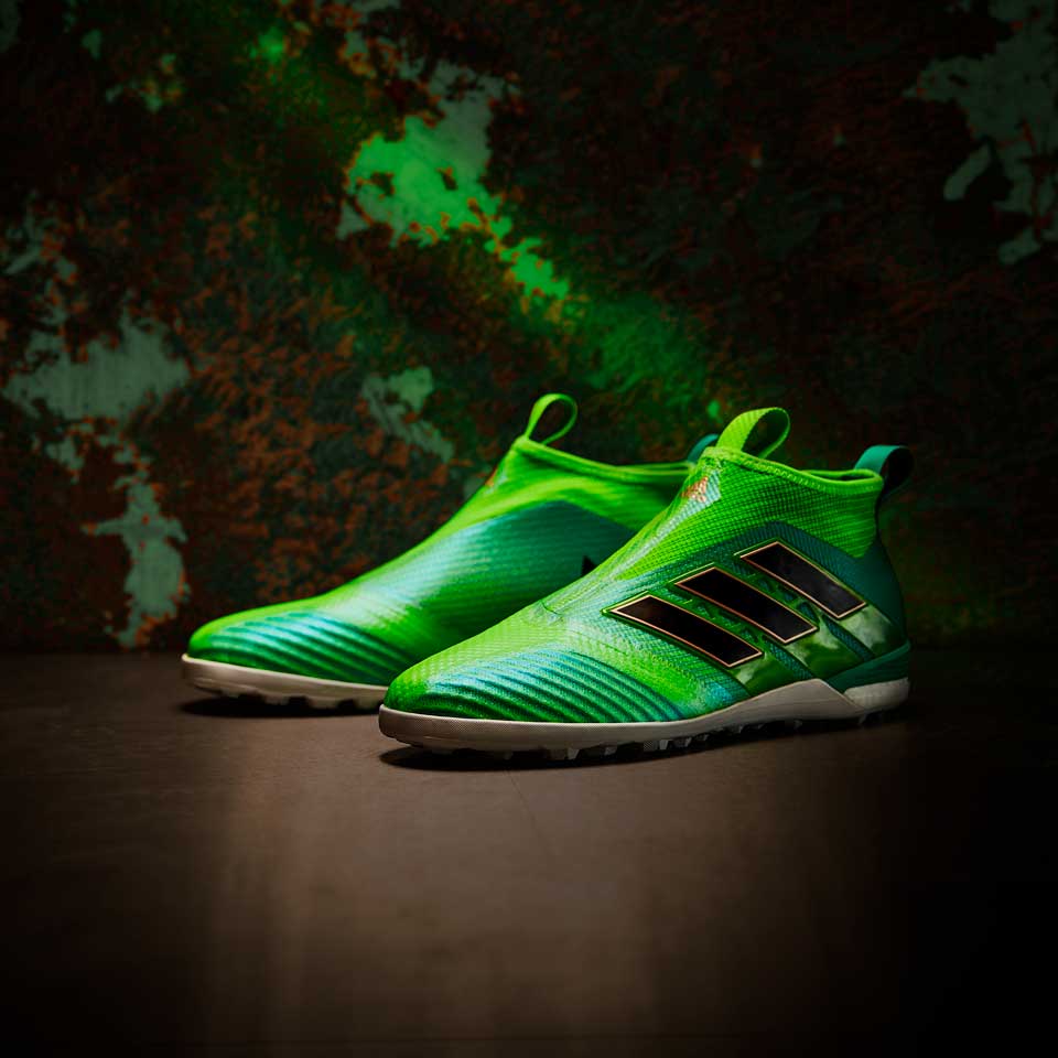 adidas ACE 17+ Tango Purecontrol TF - Zapatillas futbol- Verde Solar/Negro/Verde Core | Pro:Direct Soccer