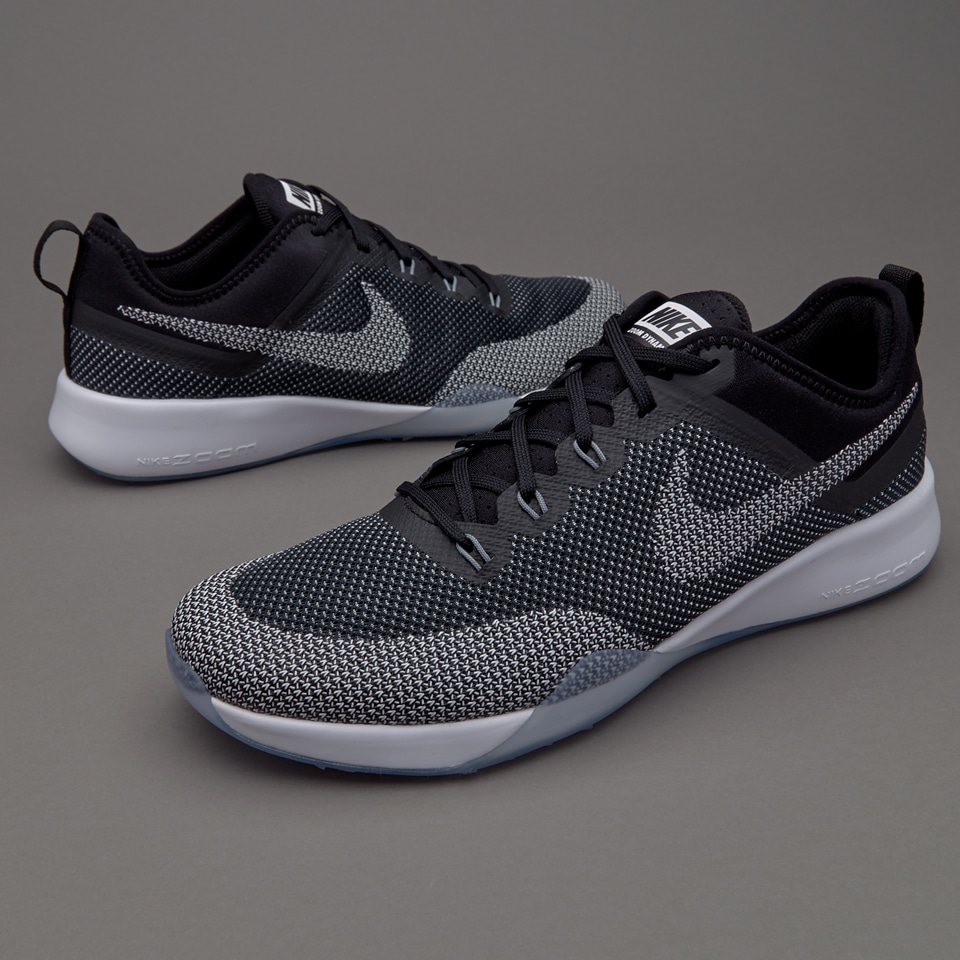 Zapatillas de entrenamiento- Nike Air Zoom Dynamic para mujer-Negro/Blanco/Gris | Pro:Direct Soccer