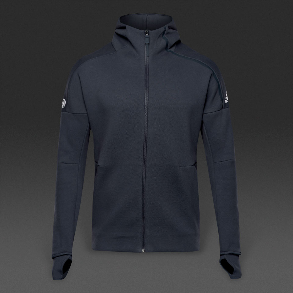 adidas Roland Garros Hoodie Mens Clothing Night Grey/White