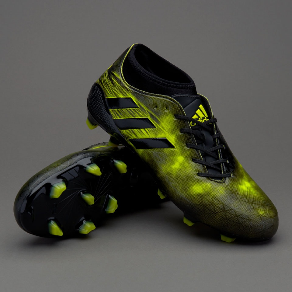 adidas adizero Malice FG Mens Boots Core Black Core Black Solar Yellow Pro Direct Rugby