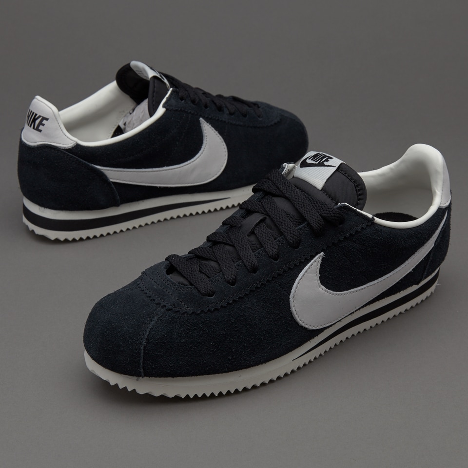 Mens Shoes - Nike Sportswear Classic Cortez Leather SE - Black/Sail ...