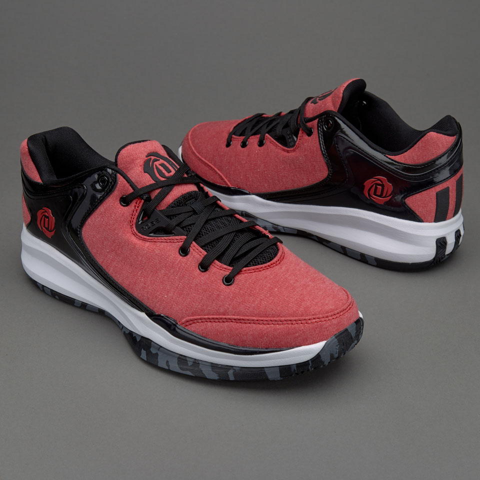 Mens Shoes adidas D Rose Englewood III Scarlet S84166 Pro