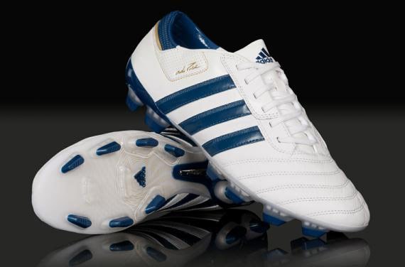 adidas Rugby Boots adidas adiPURE Champion FG - Firm Ground Cleats White - Blue | Pro:Direct Soccer