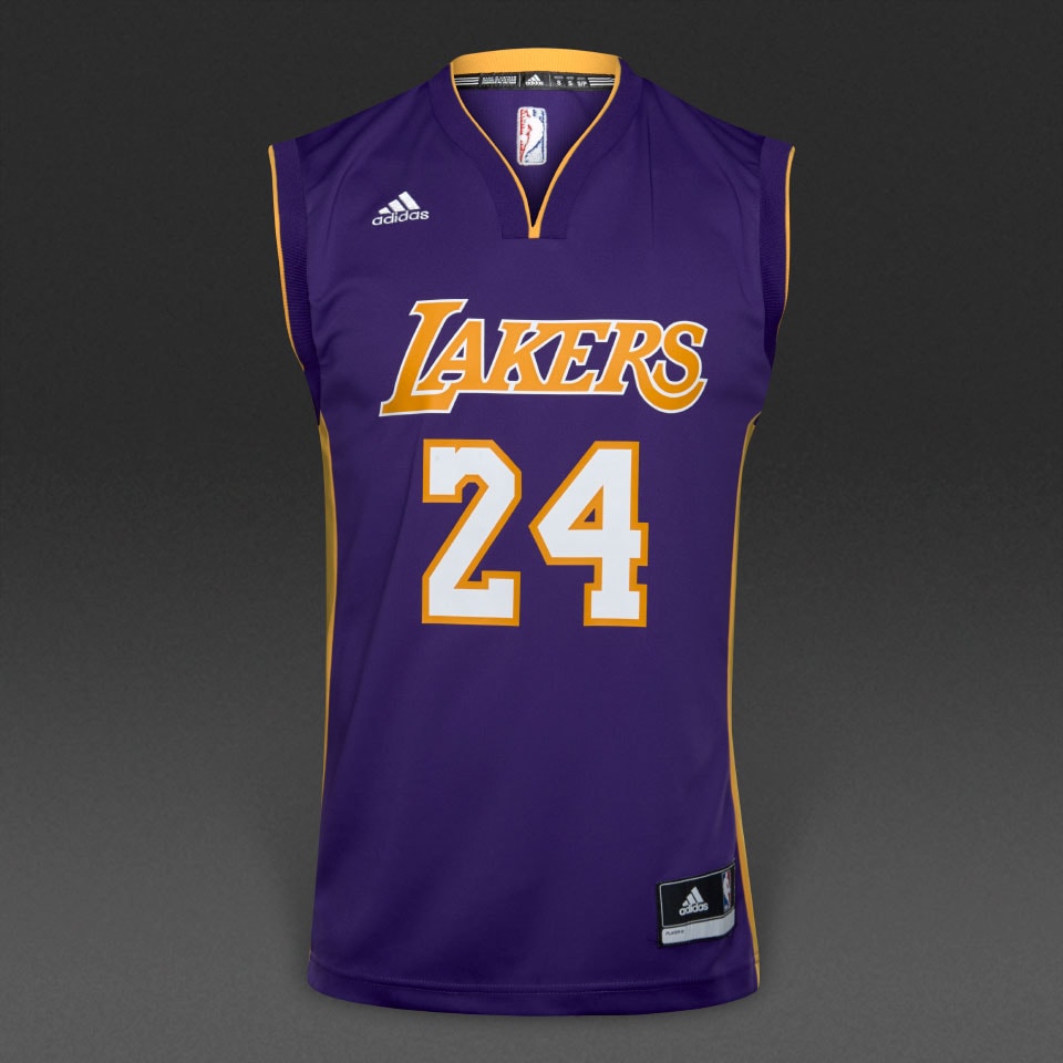 adidas NBA LA Lakers Swingman Jersey - L71727 - Sneakersnstuff (SNS)