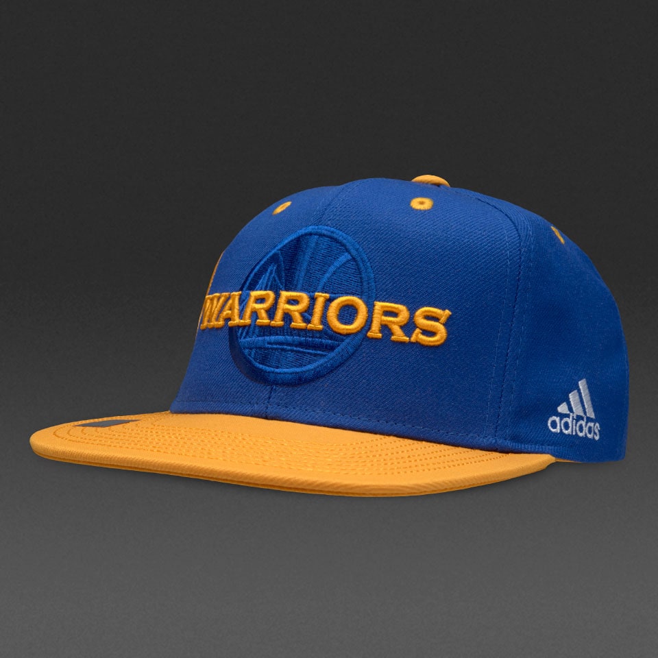 Adidas NBA Golden State Warriors On Court Snapback Cap (gold / blue)