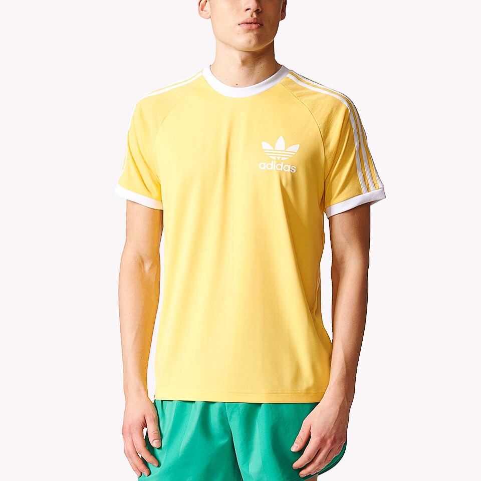 Adidas california store t shirt yellow