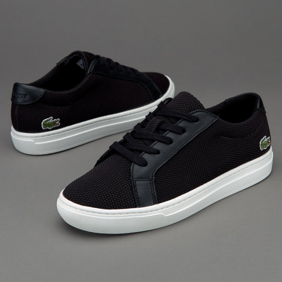 Boys Shoes Kids - Lacoste L.12.12 - Black - 733CAC1013024 | Pro:Direct ...