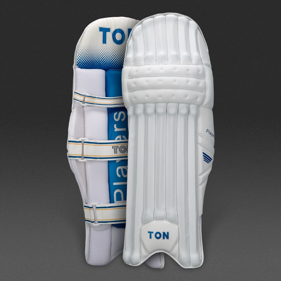 TON Players LH Batting Pads Batting Pads White/Blue/Yellow Pro