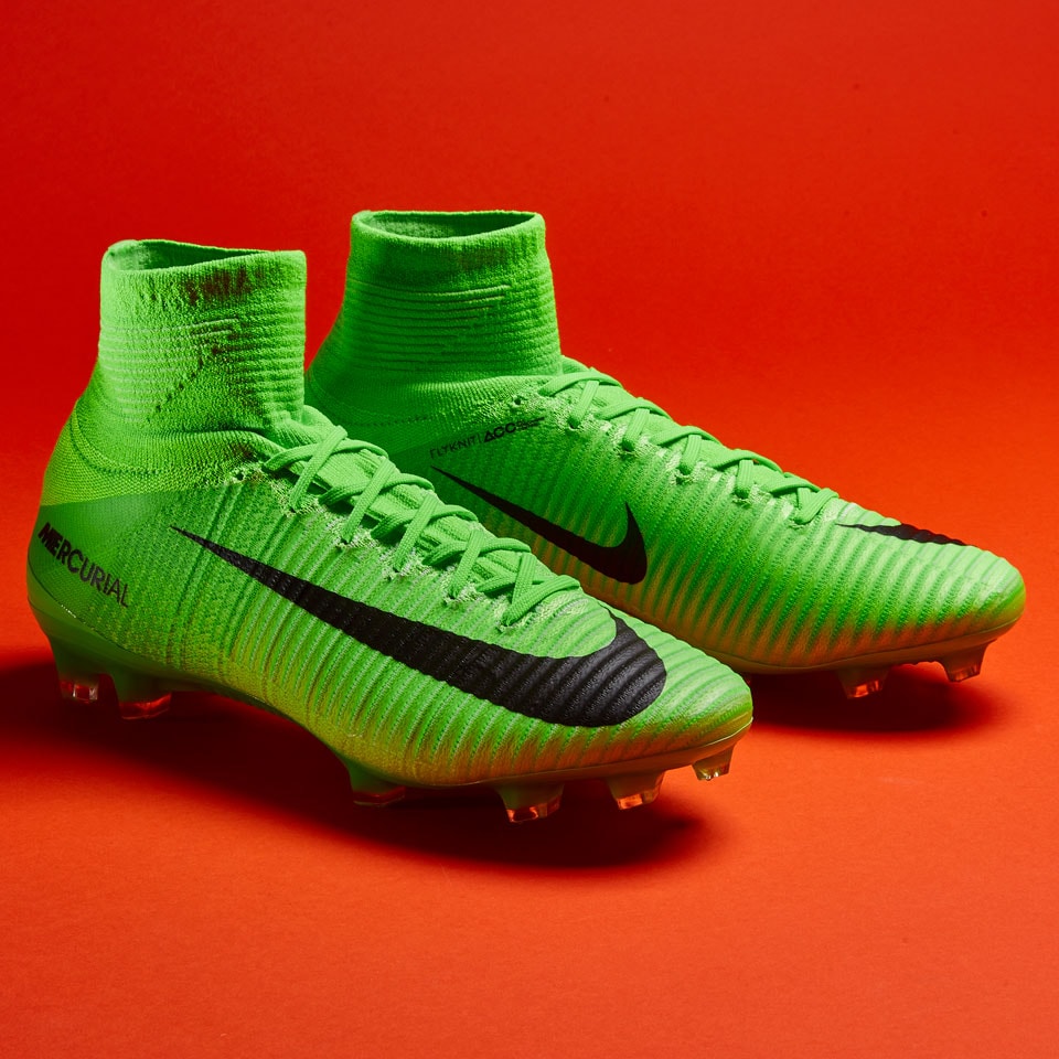 Meander Astrolabium beoefenaar Nike Mercurial Superfly V FG - Mens Boots - Firm Ground - Electric Green/Black/Ghost  Green 