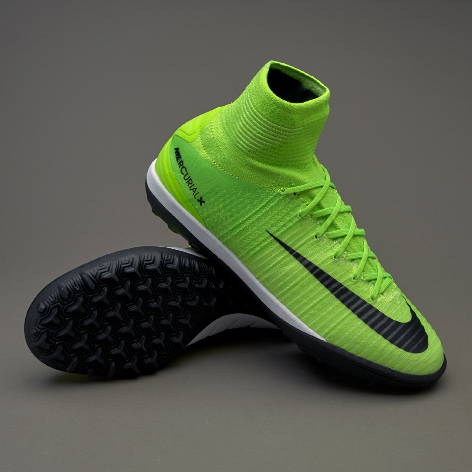 fresa ex ir a buscar Zapatillas de fútbol-Nike MercurialX Proximo II DF TF - Verde  eléctrico/Negro/Verde fantasma | Pro:Direct Soccer