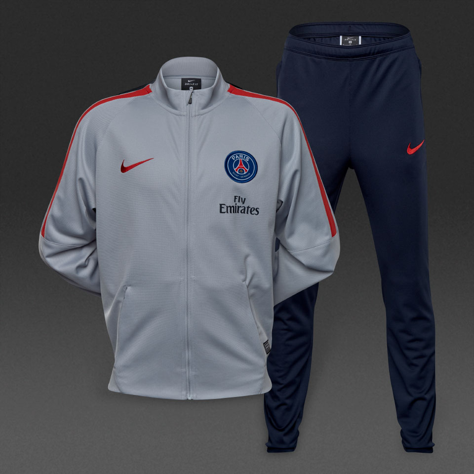 Sada Opinión pedir disculpas Ropa oficial de futbol-Chándal Nike Paris Saint-Germain Dry Squad para  chicos-Gris lobo/Rojo- 810780-013 | Pro:Direct Soccer