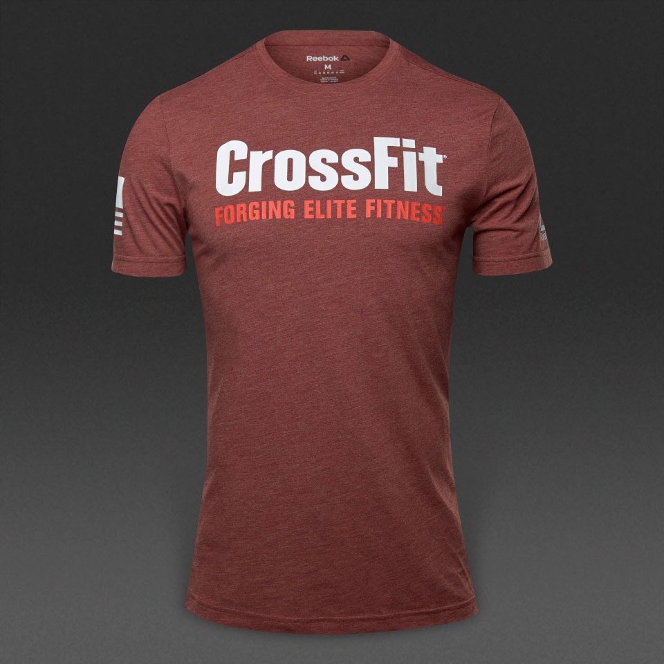 incrementar Lo dudo tornillo Ropa de entrenamiento-Camiseta Reebok Crossfit Forging Elite Fitness  -Granate | Pro:Direct Soccer