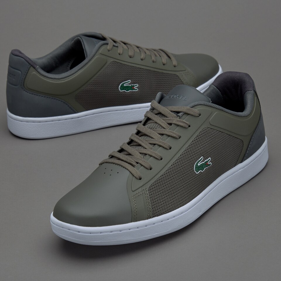 Mens Shoes Lacoste Endliner - Khaki -733SPM10221X5 | Pro:Direct Soccer