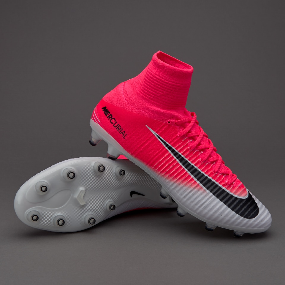 Botas de fútbol-Nike Mercurial Superfly V AG-Pro - Race/Negro/Blanco | Soccer