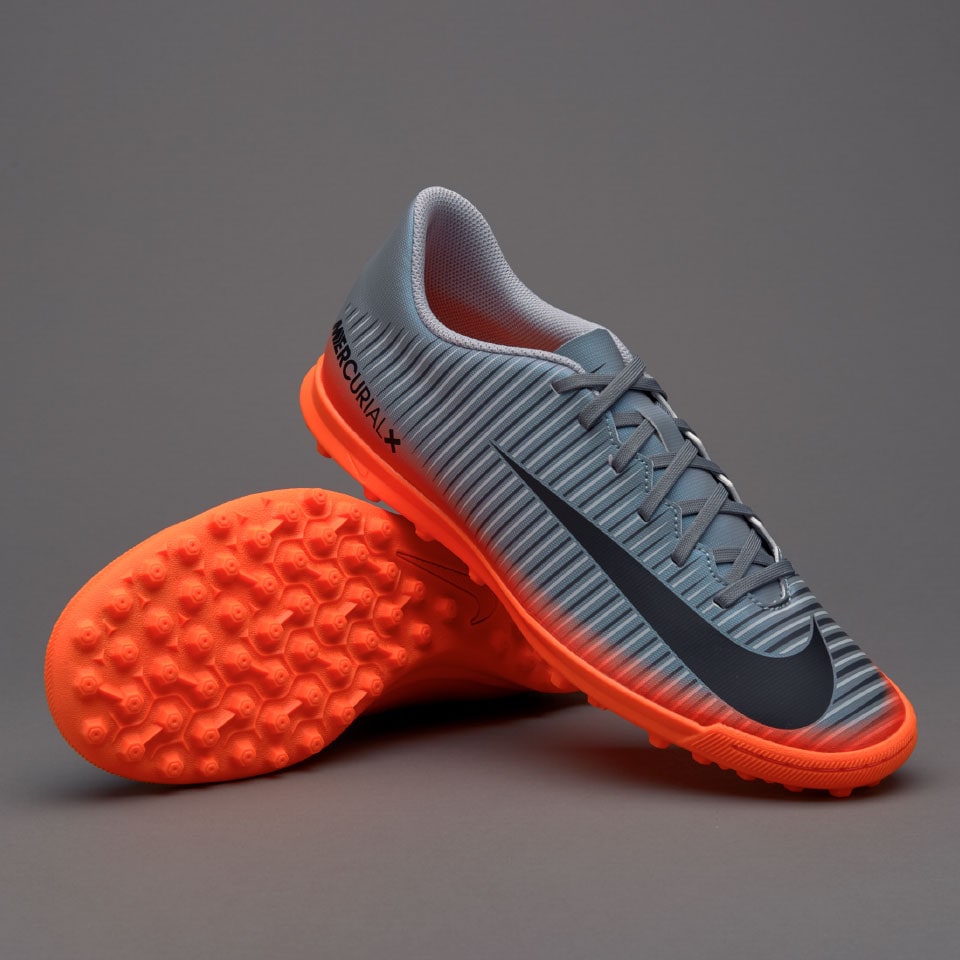 Zapatillas de futbol- Cristiano -Nike MercurialX Vortex III CR7 TF - Gris/Hematita/Gris lobo | Pro:Direct Soccer