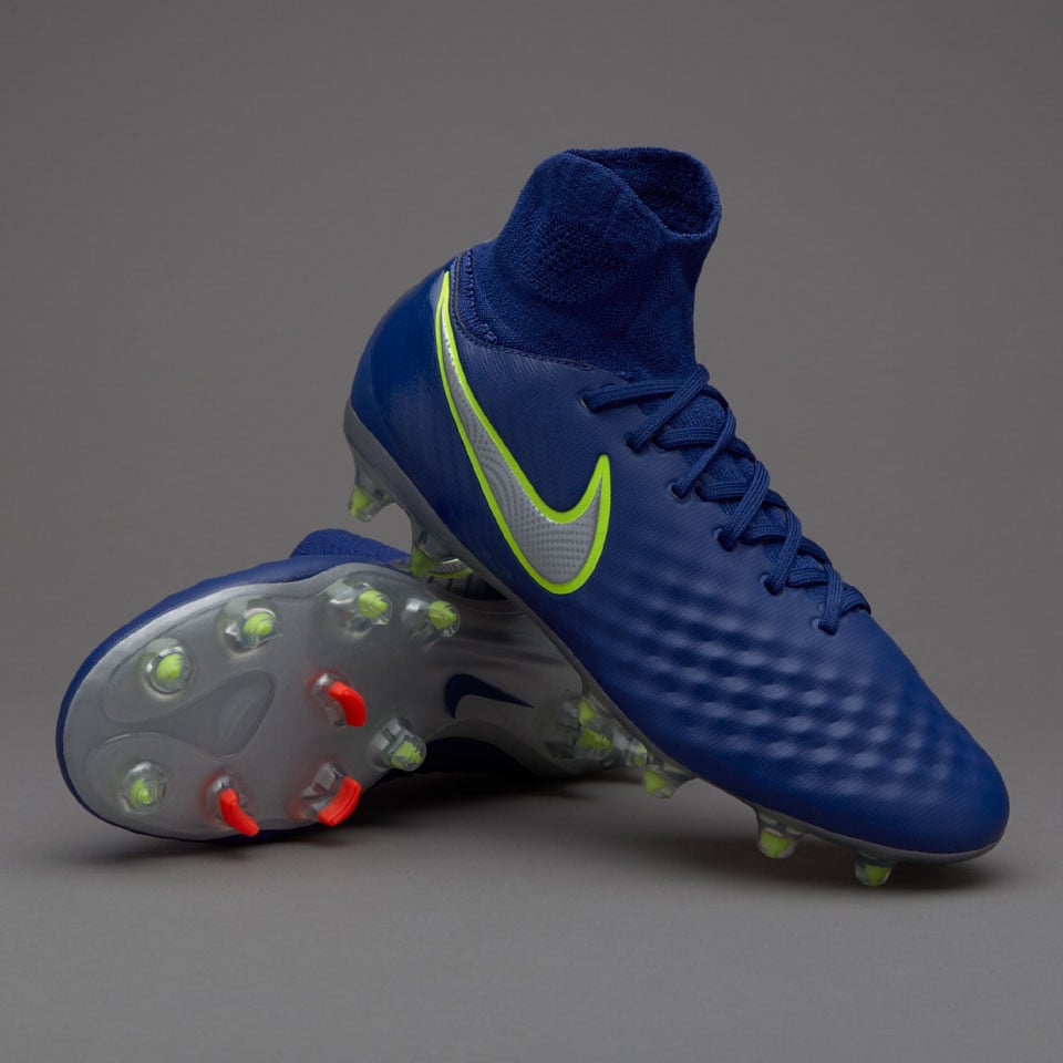 Inicialmente compartir Salir Botas de futbol- Nike Magista Obra II FG para niños-Azul  Royal/Cromo/Carmesí total | Pro:Direct Soccer