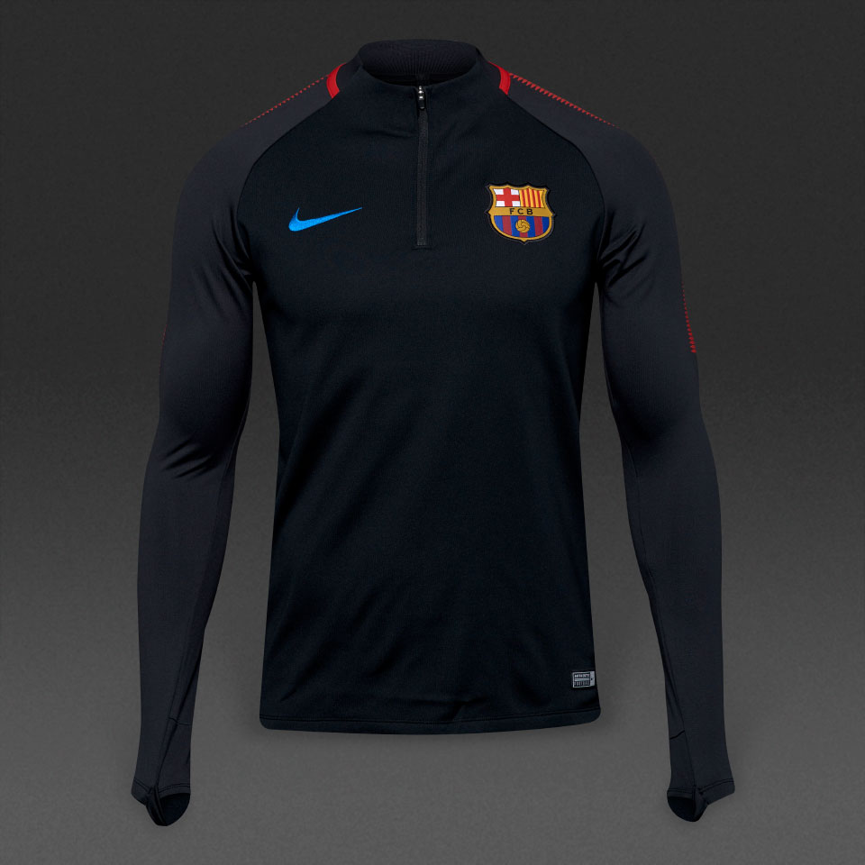 Camisetas de futbol- Camiseta Nike FC Barcelona Dry Squad Drill -Negro/Rojo/Soar | Pro:Direct Soccer