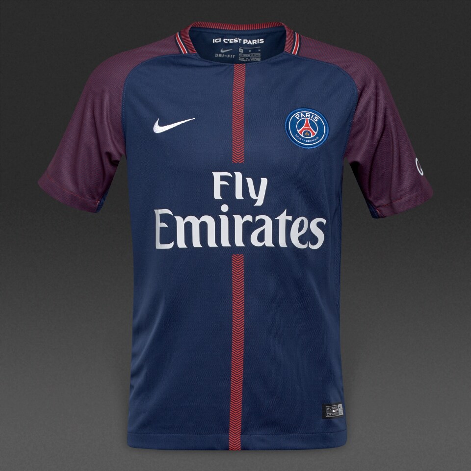 Nike PSG Home Jersey - 2017/18 PSG Soccer Jerseys