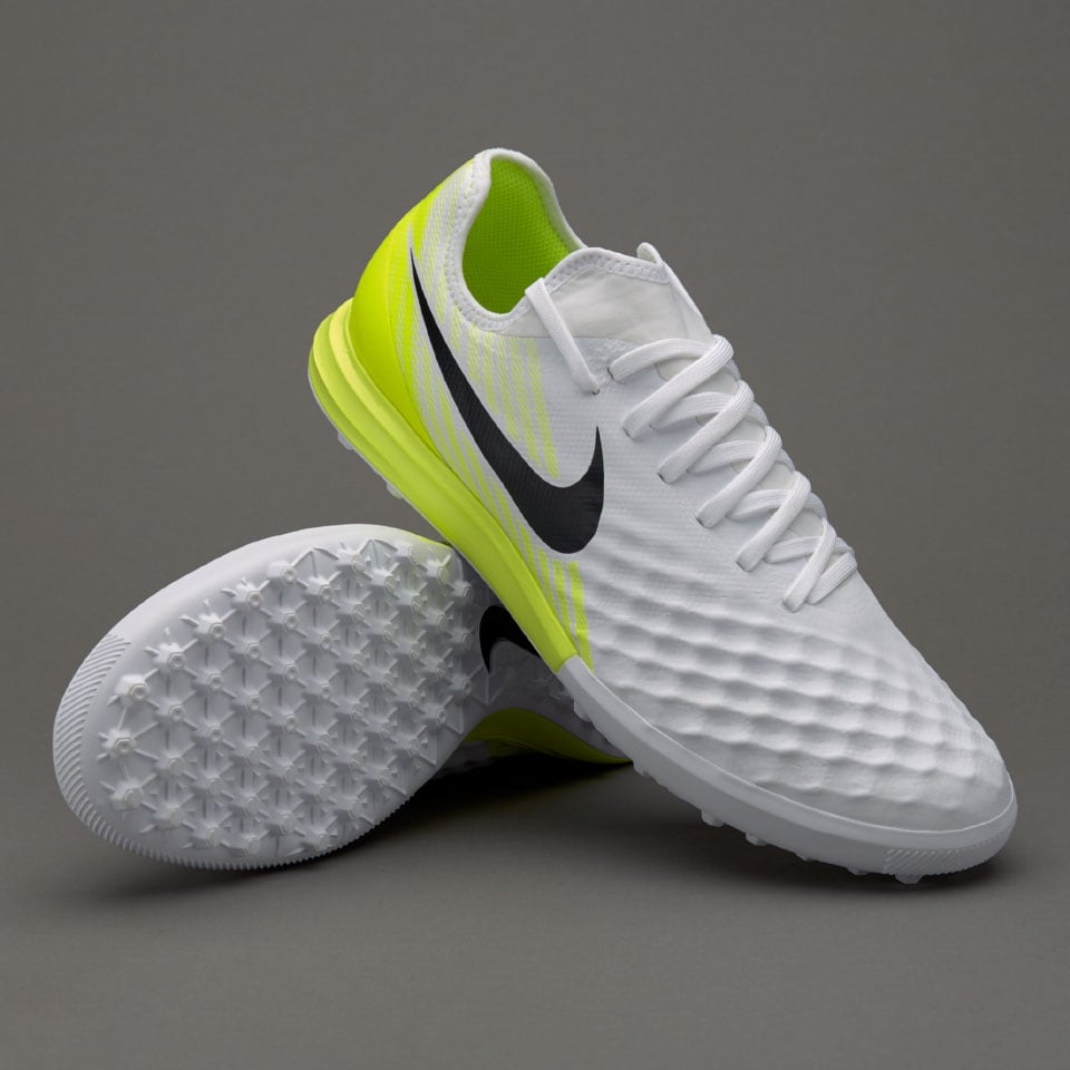 Zapatillas de futbol- Nike MagistaX Finale II TF - Blanco/Negro/Volt | Soccer