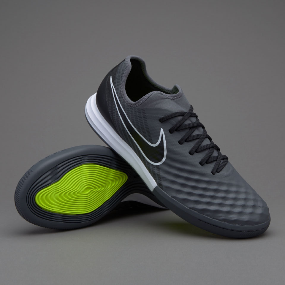 Zoológico de noche presupuesto Injerto Zapatillas de futbol-Nike MagistaX Finale II IC - Gris oscuro/Negro/Volt |  Pro:Direct Soccer