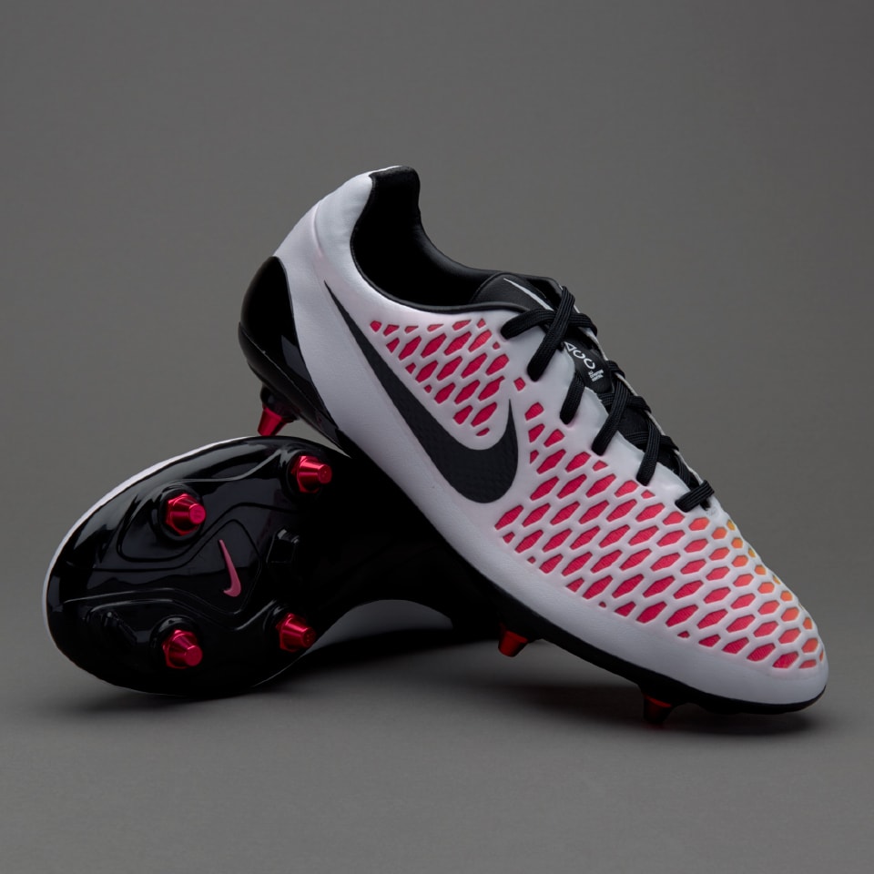 débiles Molestar Patentar Nike Magista Opus SG - Mens Boots - Soft Ground - White/Black/Pink Blast |  Pro:Direct Soccer