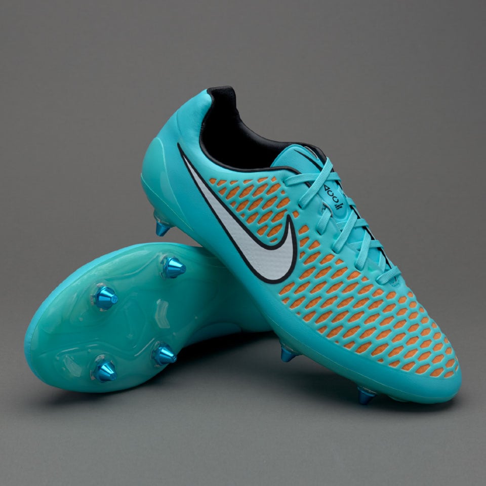 Botas de futbol-Nike Magista Opus SG - Turquesa/Blanco/Naranja | Pro:Direct