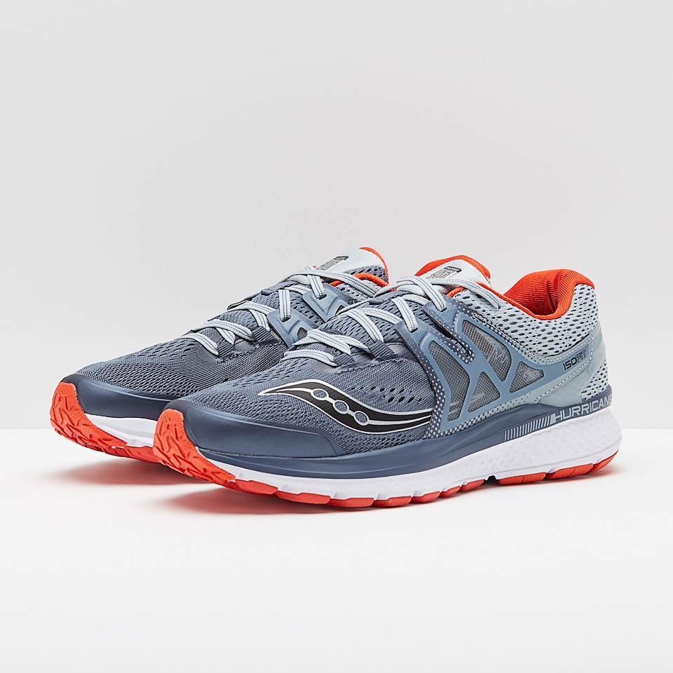 Saucony hurricane iso on sale 3 mens silver