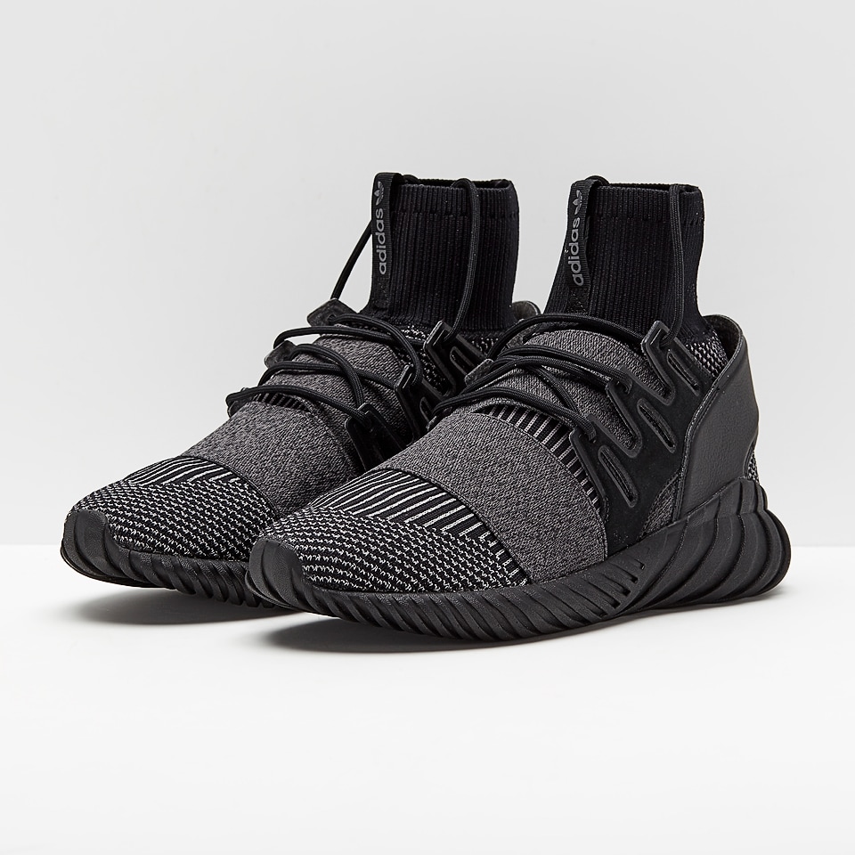 Adidas originals tubular doom primeknit sneakers in black da9023 online