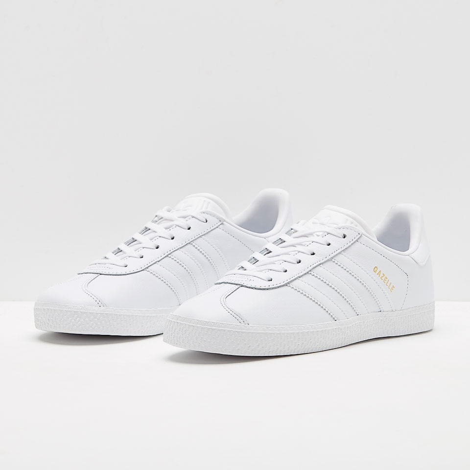 Boys Shoes - adidas Original Junior Gazelle - White - BY9147