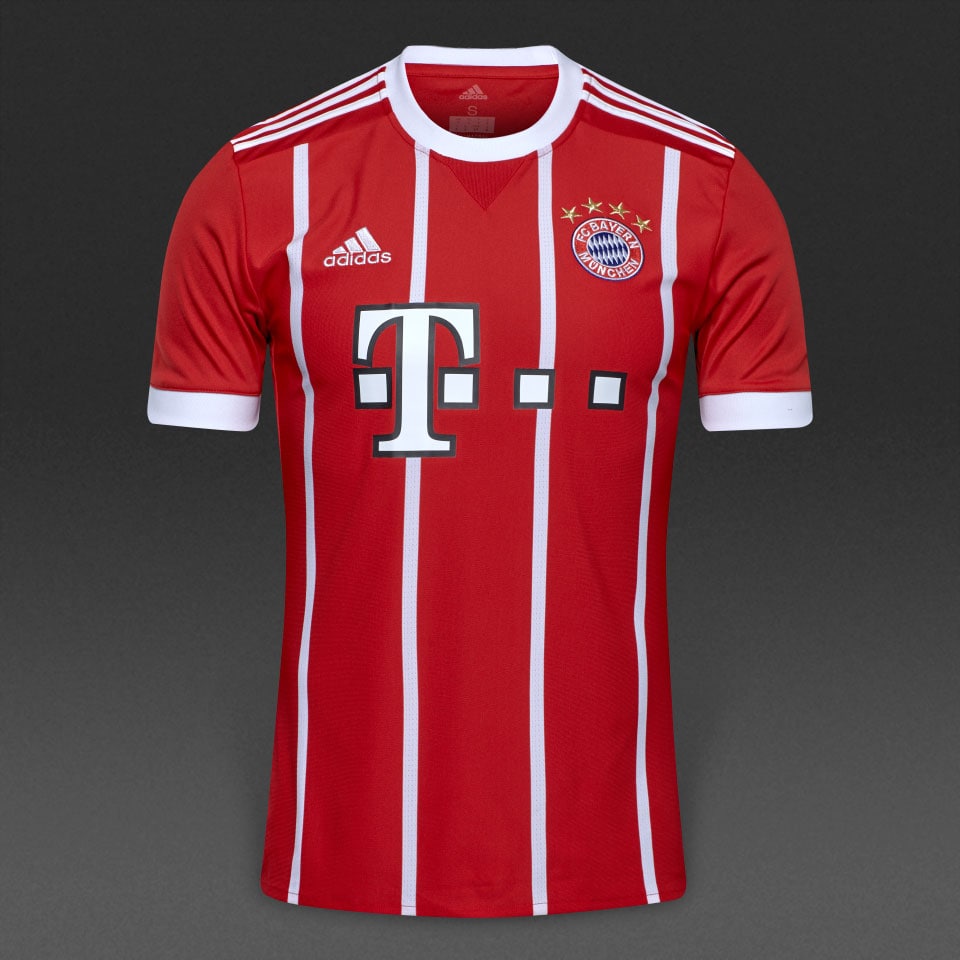 FC Bayern 17/18 Home Shirt - AZ7961 - Mens Replica - Shirts - Red |