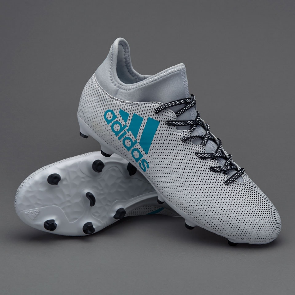 Botas de futbol-adidas X FG Blanco/Azul/Gris Claro Pro:Direct Soccer