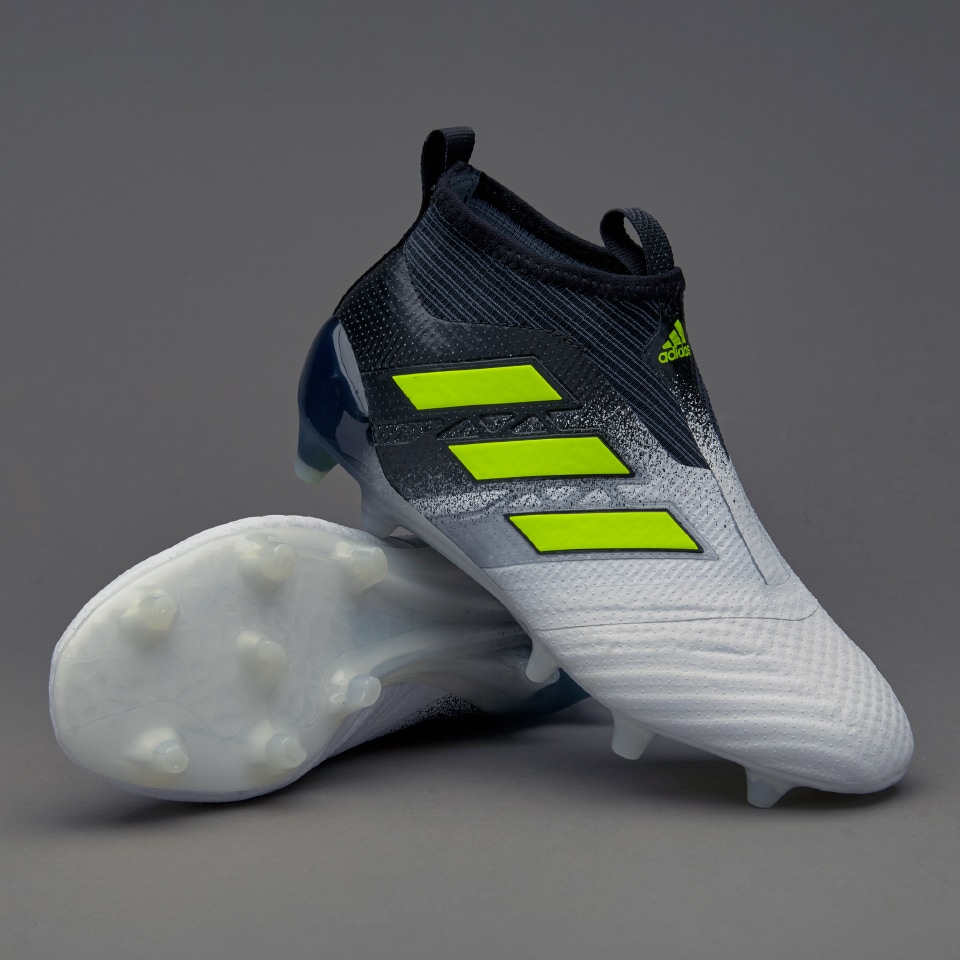 Involucrado plan de ventas Restringir Botas de futbol para niños-adidas para niños Ace 17+ Purecontrol FG -  Blanco/Amarillo/Negro | Pro:Direct Soccer