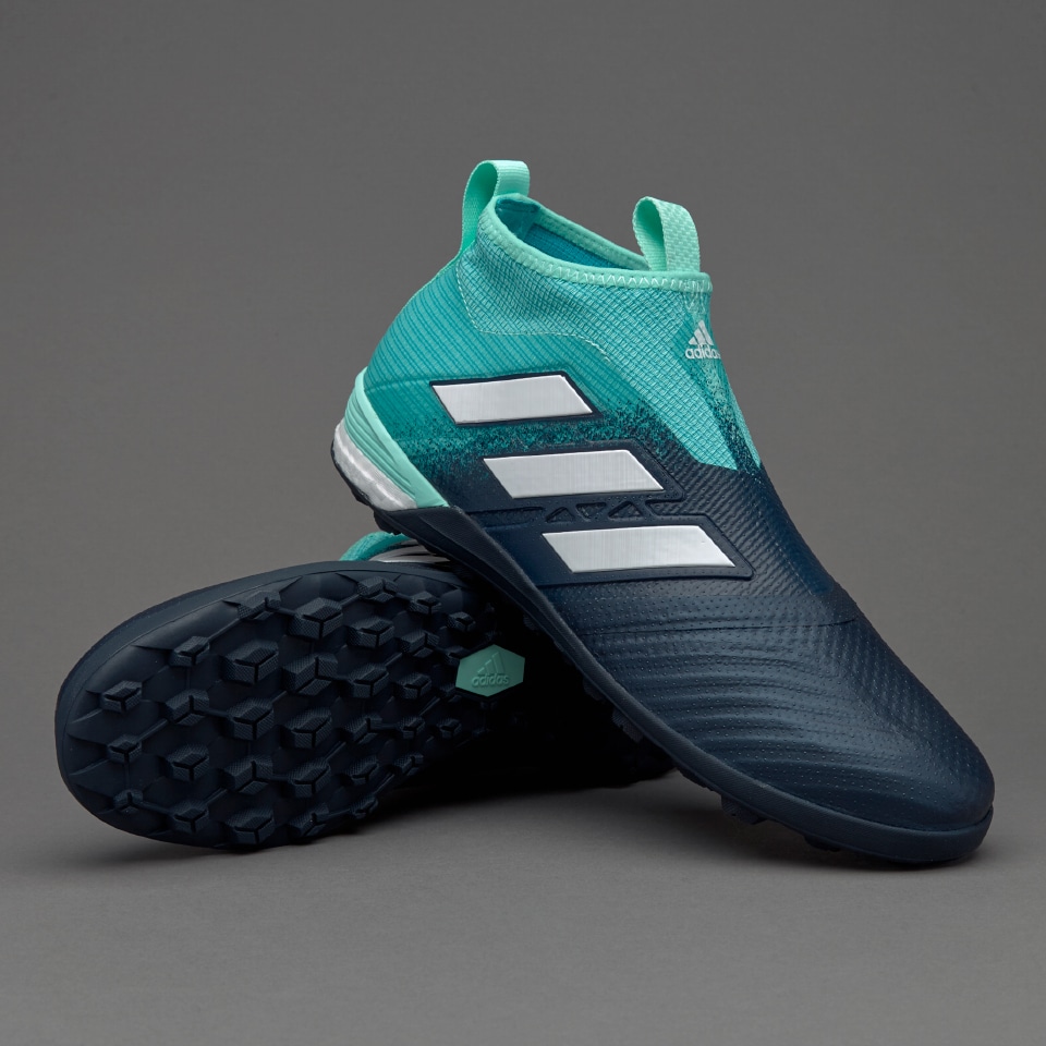 adidas ACE Tango 17+ Purecontrol TF - Mens Boots - Turf Trainer - BY1943 Energy Aqua/White/Legend Ink