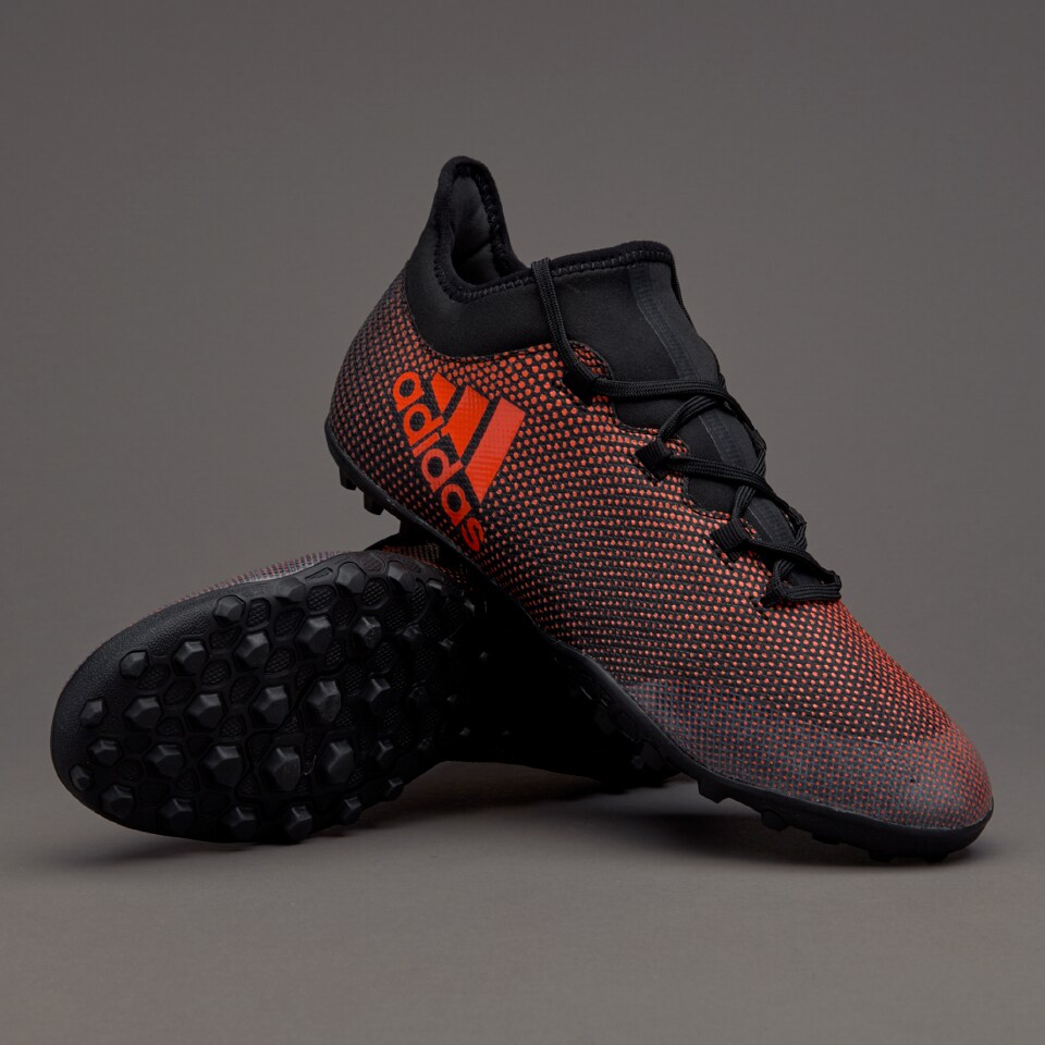 Botas de fúbol-adidas X 17.3 TF - Negro Core/Rojo Solar/Naranja Solar | Pro:Direct Soccer