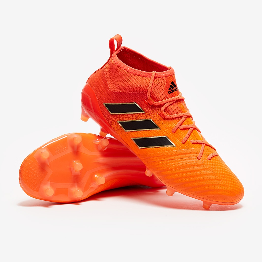 adidas ACE 17.1 FG Mens Boots - Firm Ground - S77036 - Orange/Core Black/Solar Red